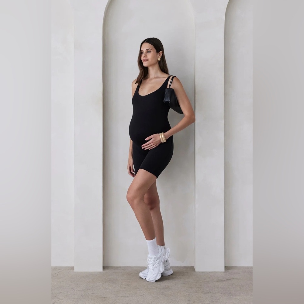 The Cindy Bumpsuit - Maternity Romper